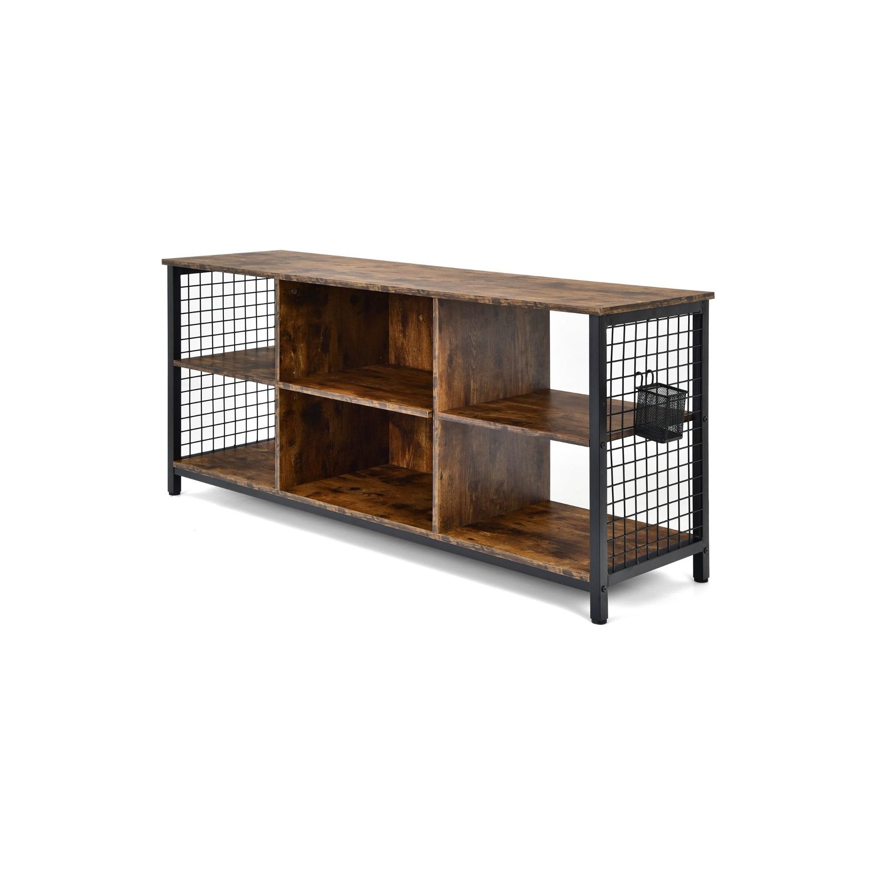 Meuble TV HELLOSHOP26 Meuble TV jusqu'à 65 pouces 140 x 40 x 6