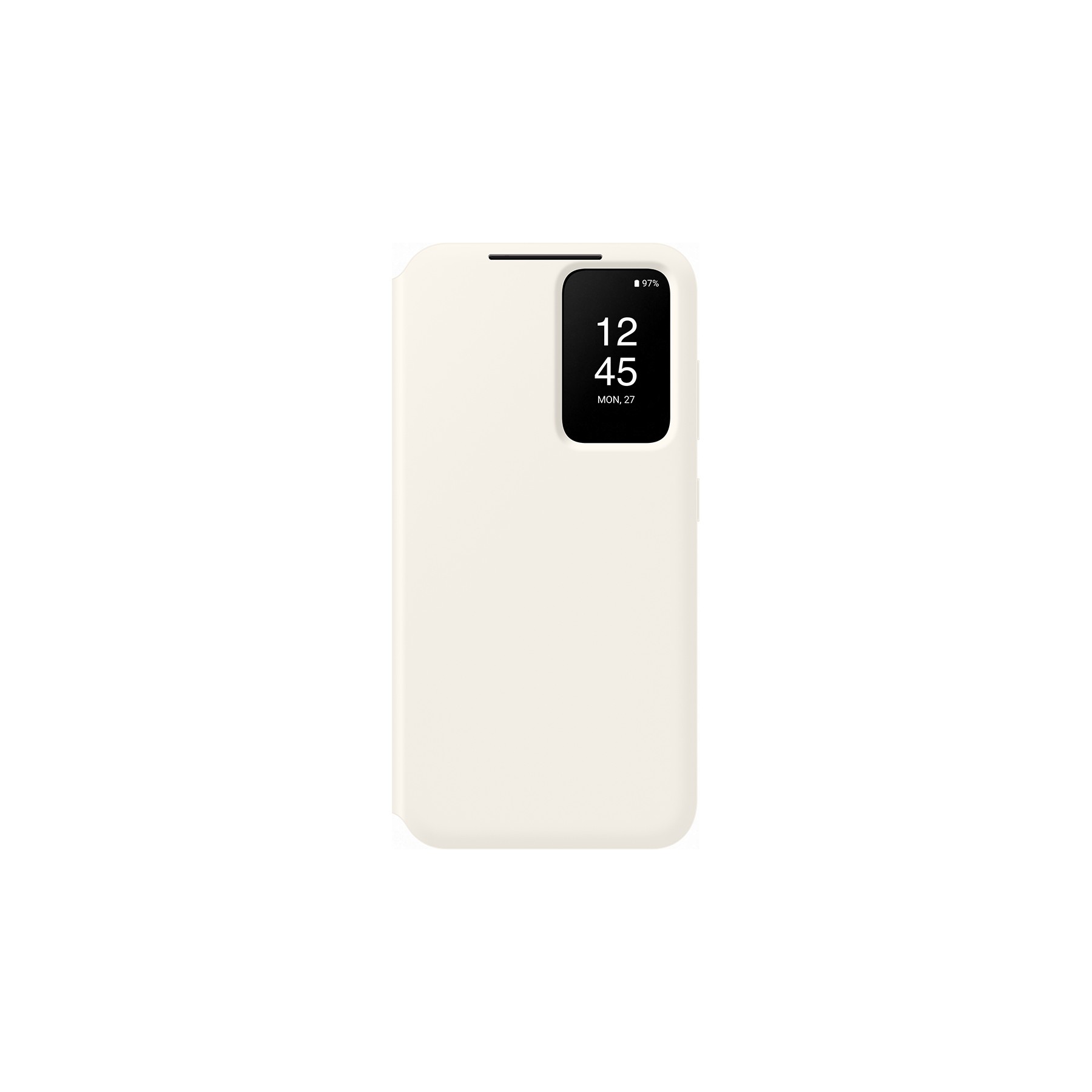 Etui SAMSUNG S23 Smart View porte-carte Creme