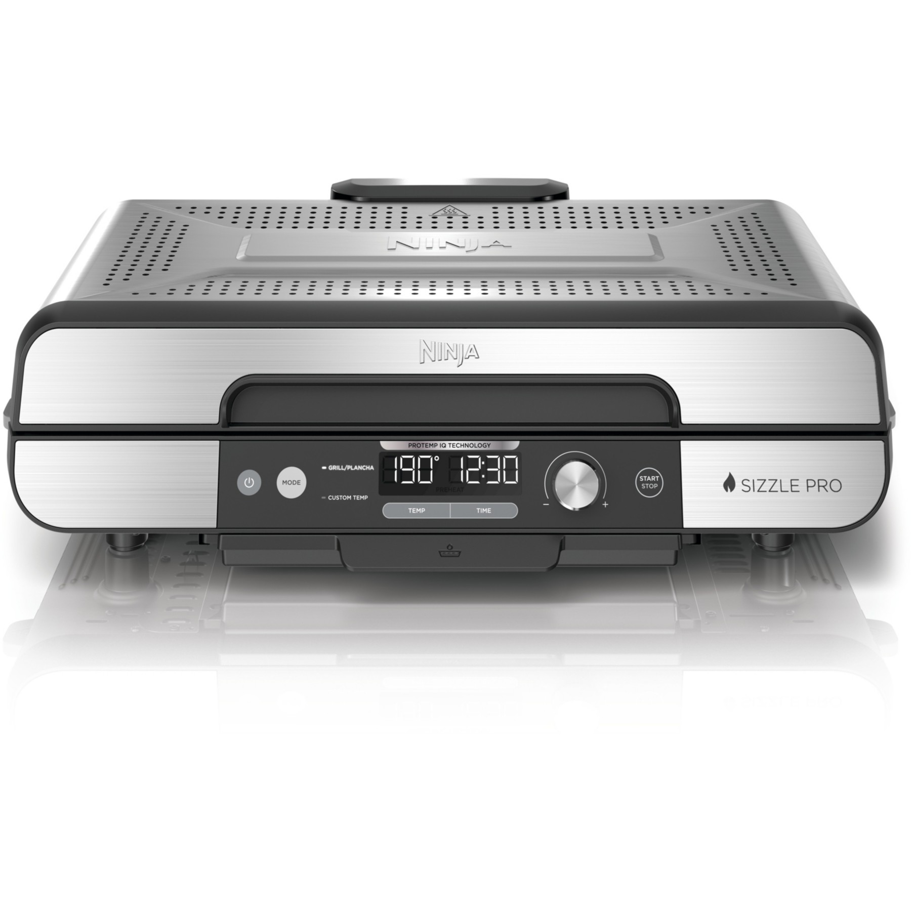 Plancha électrique NINJA GX101EU gris grill/plancha intérieurXL à poser, 47x24.7 cm