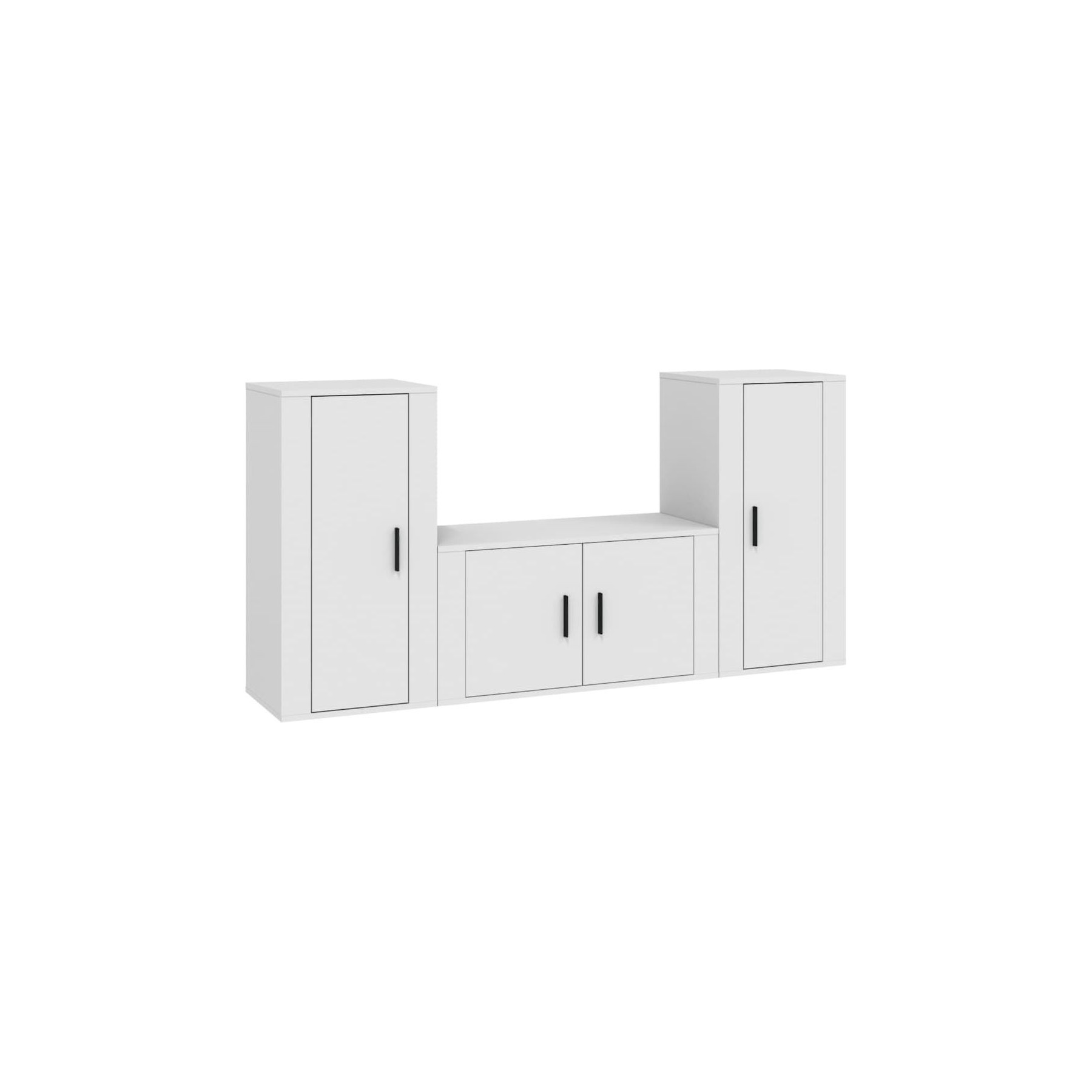 Meuble TV HELLOSHOP26 Ensemble de meubles armoire buffet TV té
