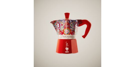 Cafetière italienne BIALETTI moka 3 tasses + café Collection D&G