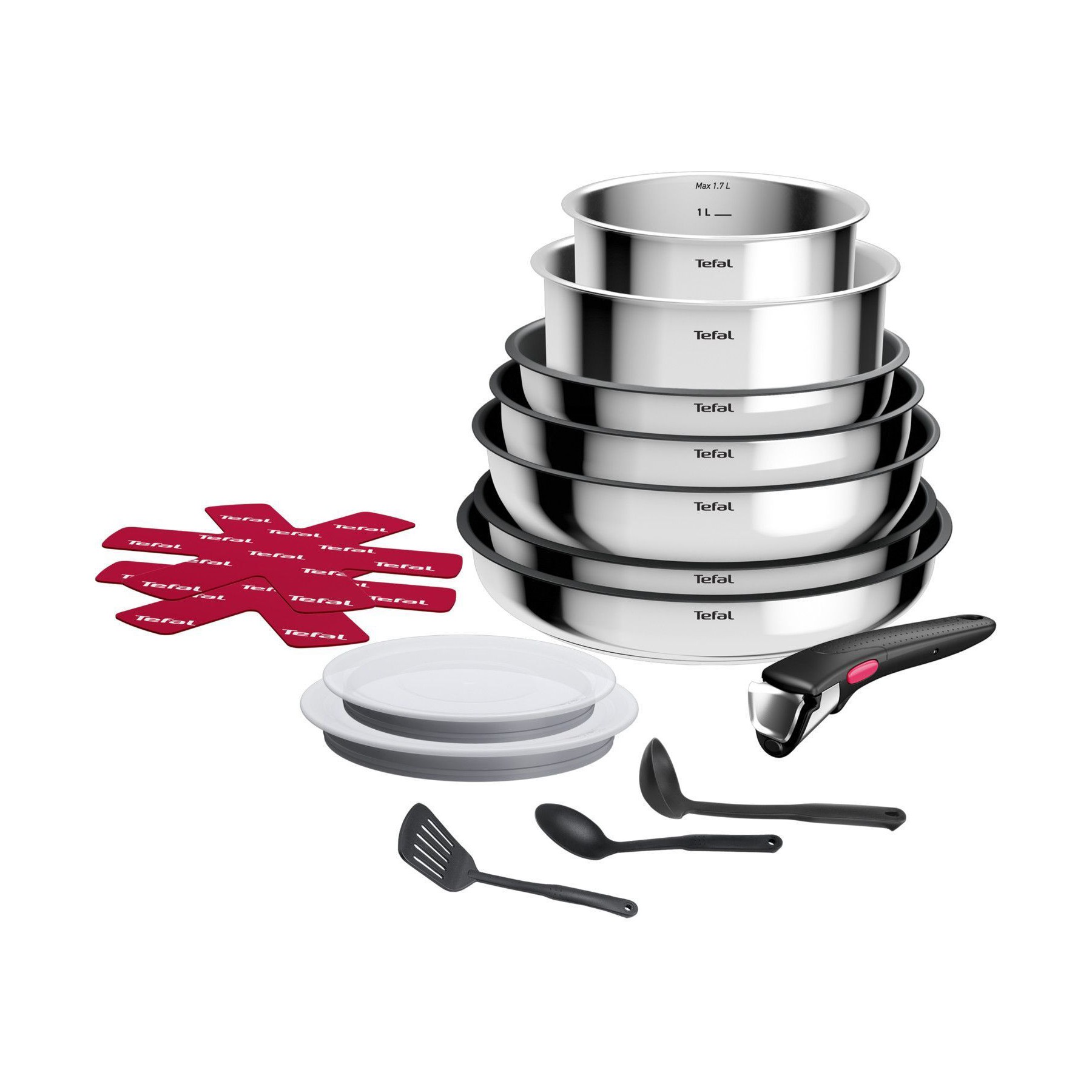 Batterie de cuisine TEFAL Ingenio Cook Eat 15 pcs L881SF04