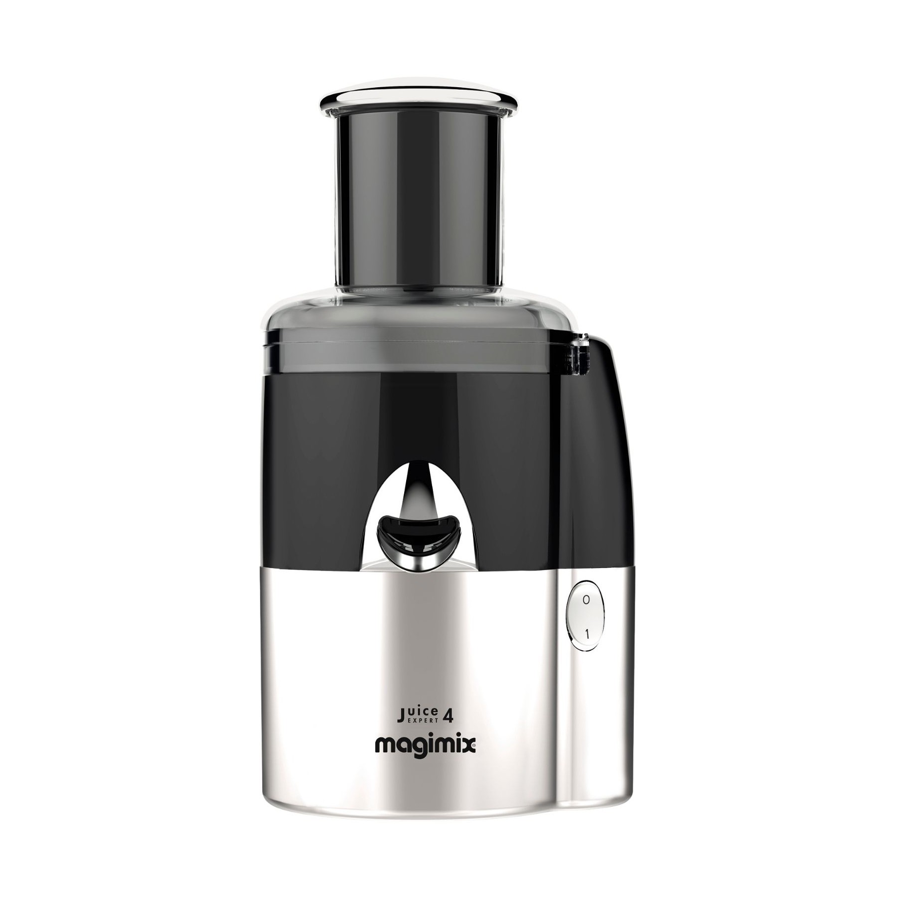 Extracteur de jus MAGIMIX 18083F Juice Expert 4 Chrome et Noir