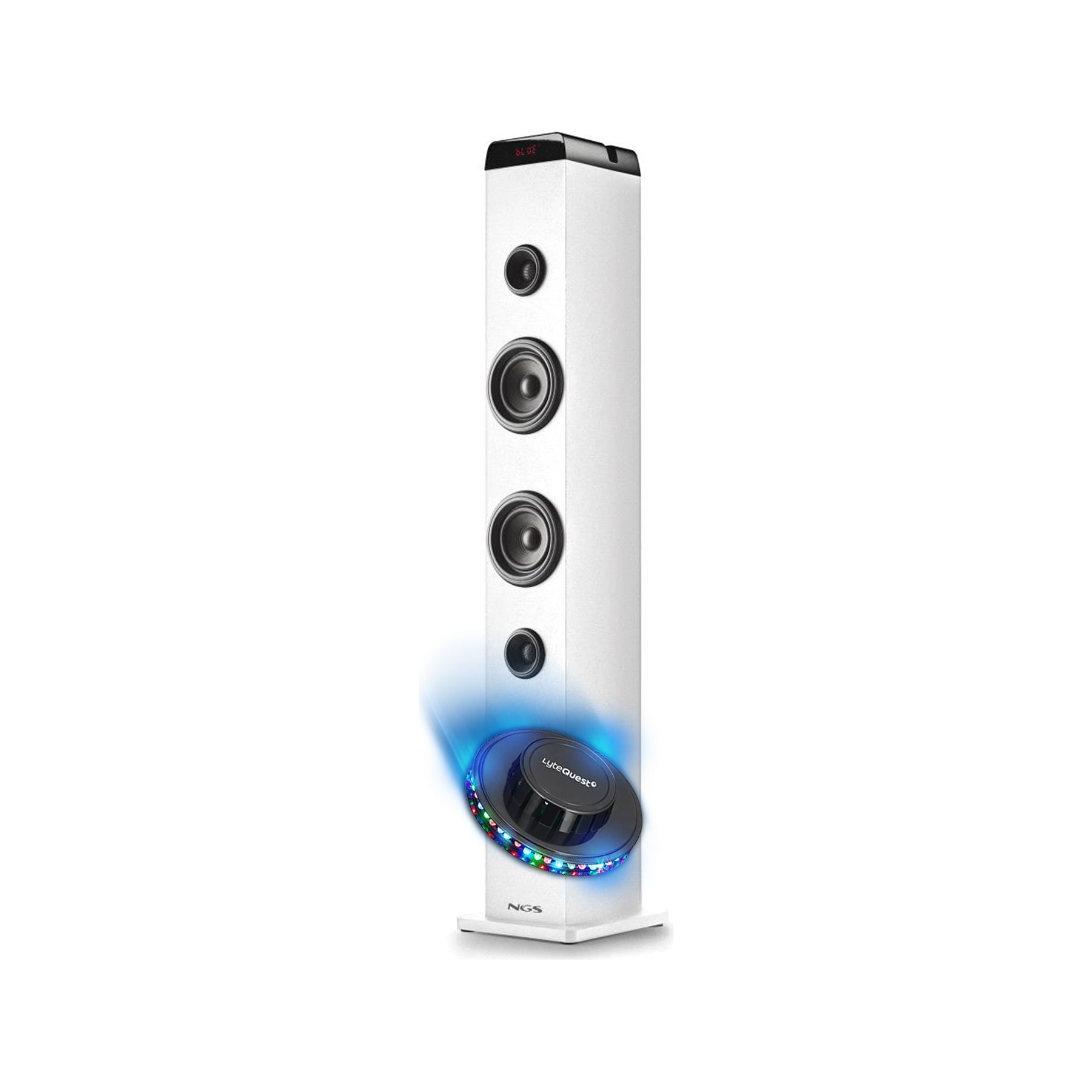 Enceinte Bluetooth NGS Tour de son Ngs SKYCHARMPROWHITE Puissan