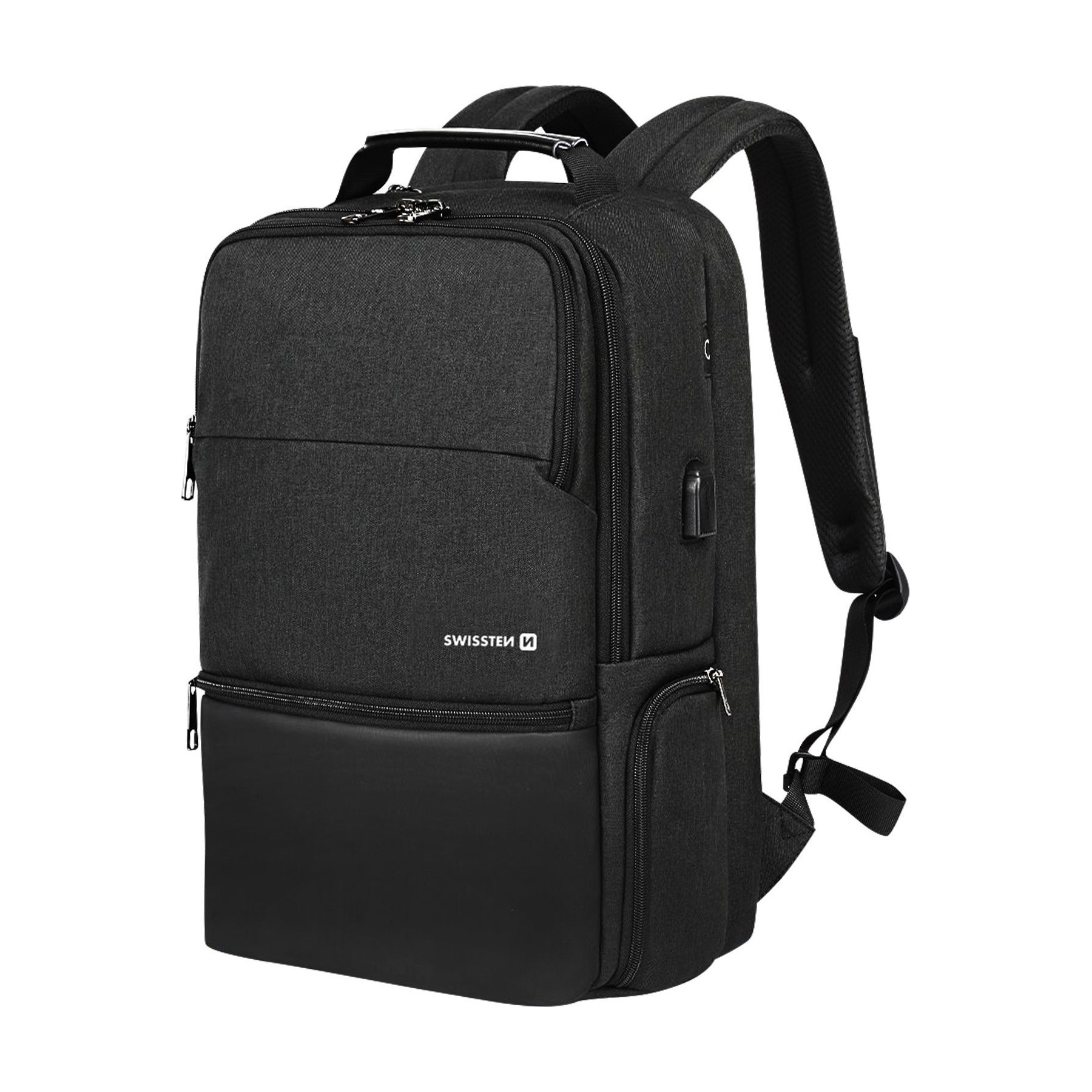 Sac à dos SWISSTEN Ordinateur / Tablette 15,6" + Prise USB