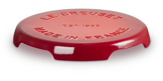 Dessous de plat LE CREUSET rond collection barbecue 22cm cerise