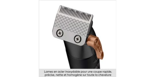 Tondeuse cheveux BABYLISS Black Lithium E814E sans fil