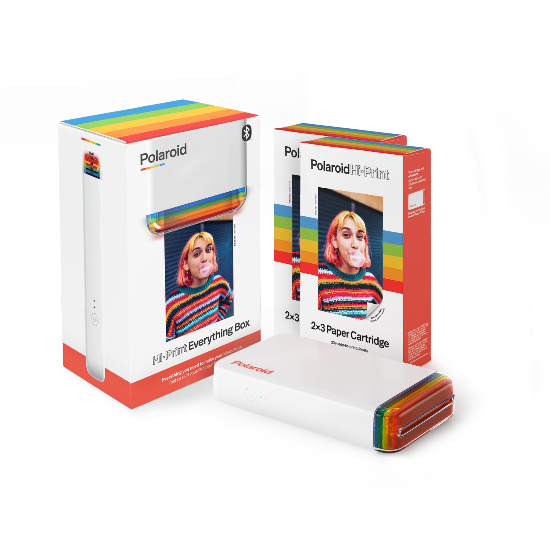 Imprimante photo portable POLAROID Hi Print +40 feuilles auto collant