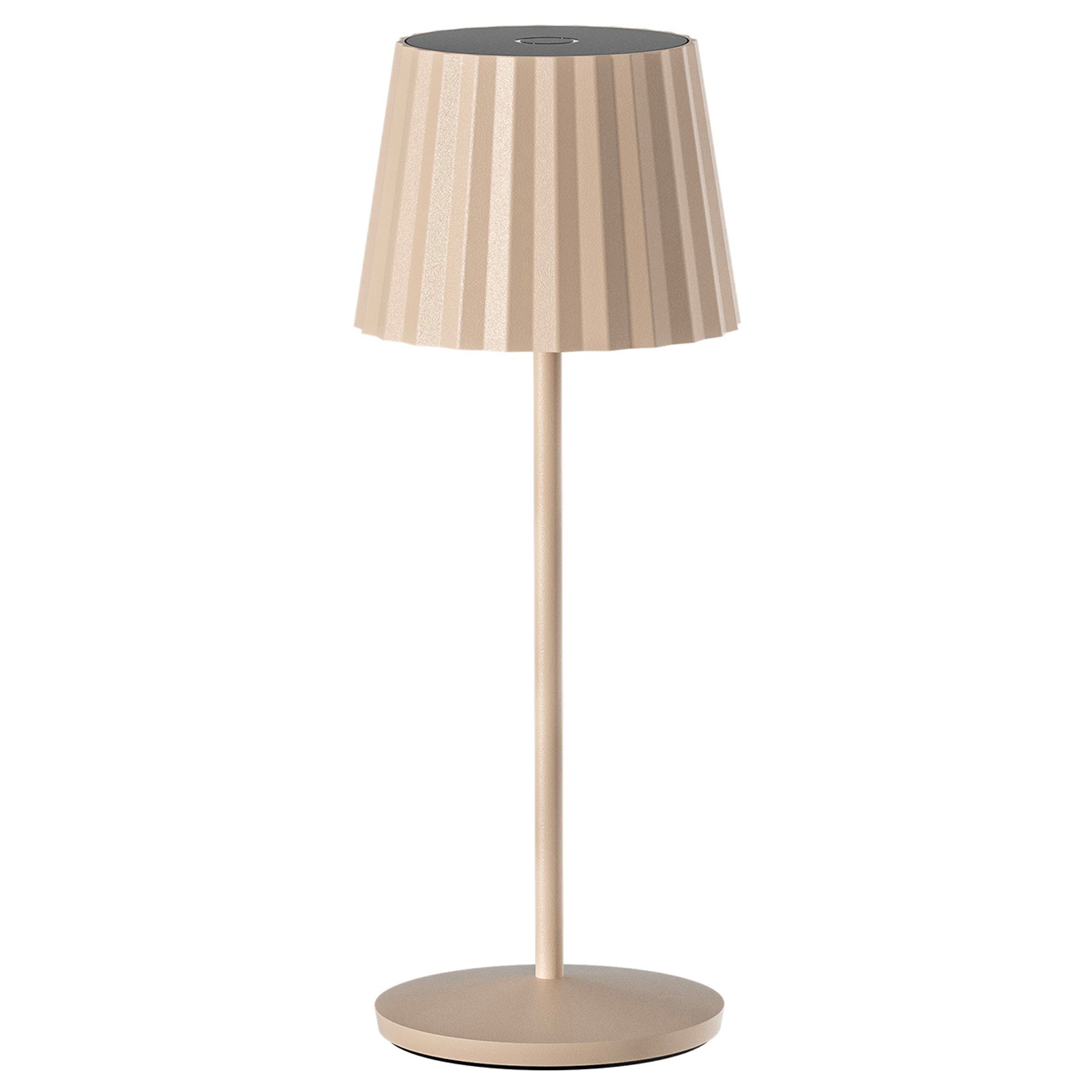 Lampe de table LUMISKY de table sans fil LED creme