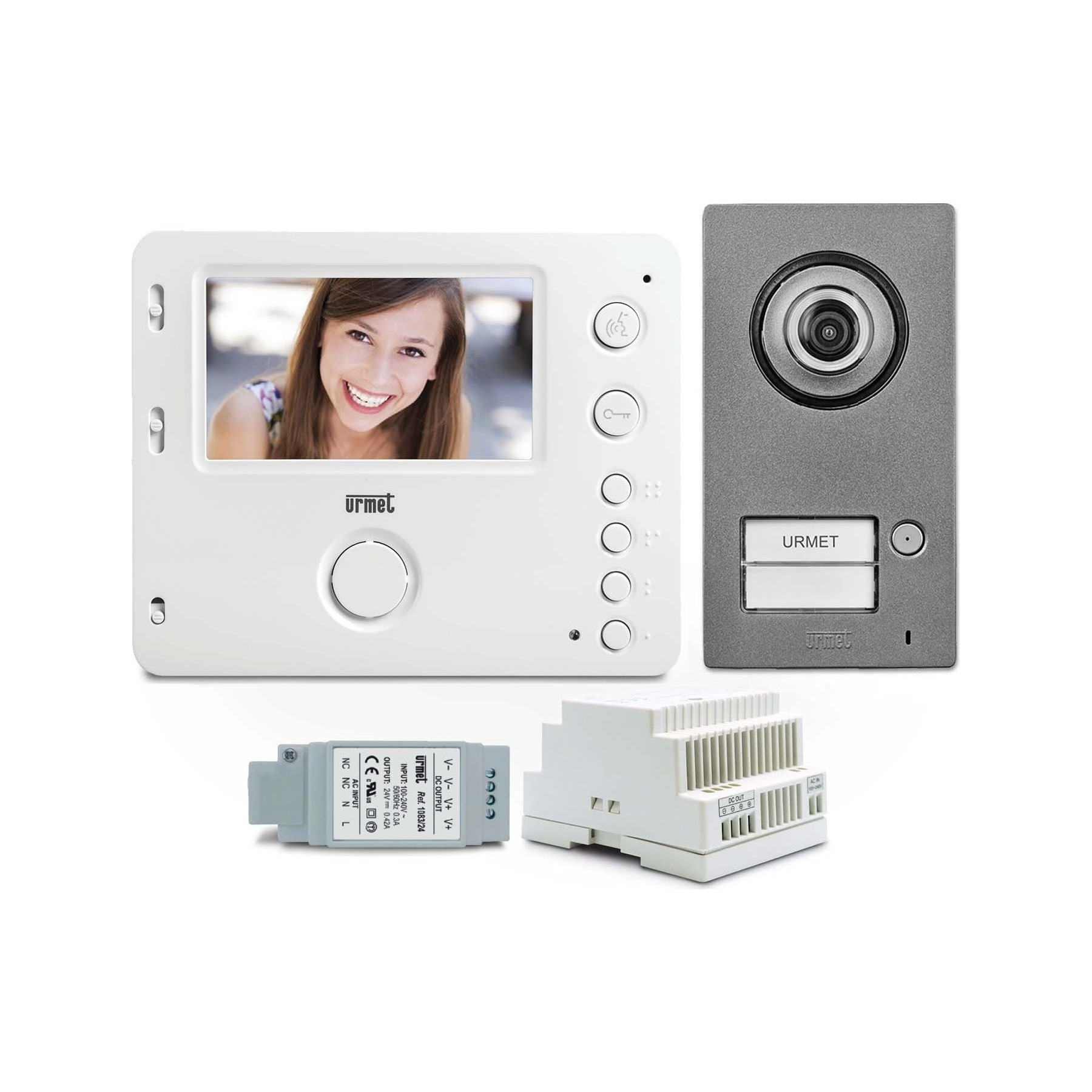 Portier URMET Kit interphone vidéo Mini Note 2