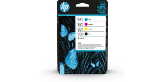 Cartouche d'encre HP Pack Multipack 4 Originales (950 Noire + 951 Couleurs) - CN049AE
