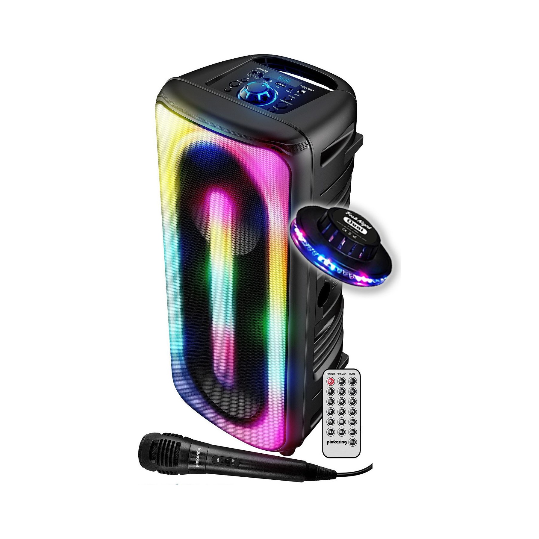 Enceinte nomade LEDWOOD Sono 300W BT 5.0 TWS LED OVNI Micro USB