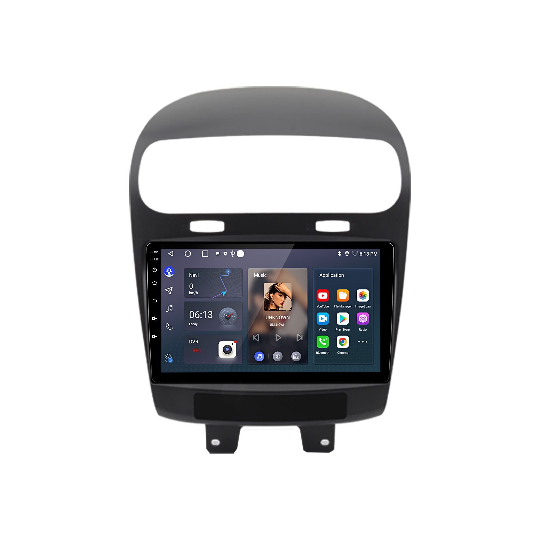 Autoradio connecté JUNSUN pour Fiat Freemont 2012-2020 9" Carplay