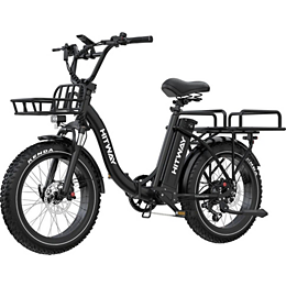 Vélo électrique HITWAY 48V25Ah Pliable 20*4.0 VAE Noir