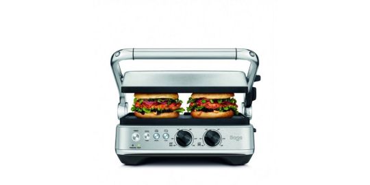 Grille-viande SAGE APPLIANCES SGR700BSS4EEU1 inox 2 zones de cuisson, plaques amovibles, 33x25 cm