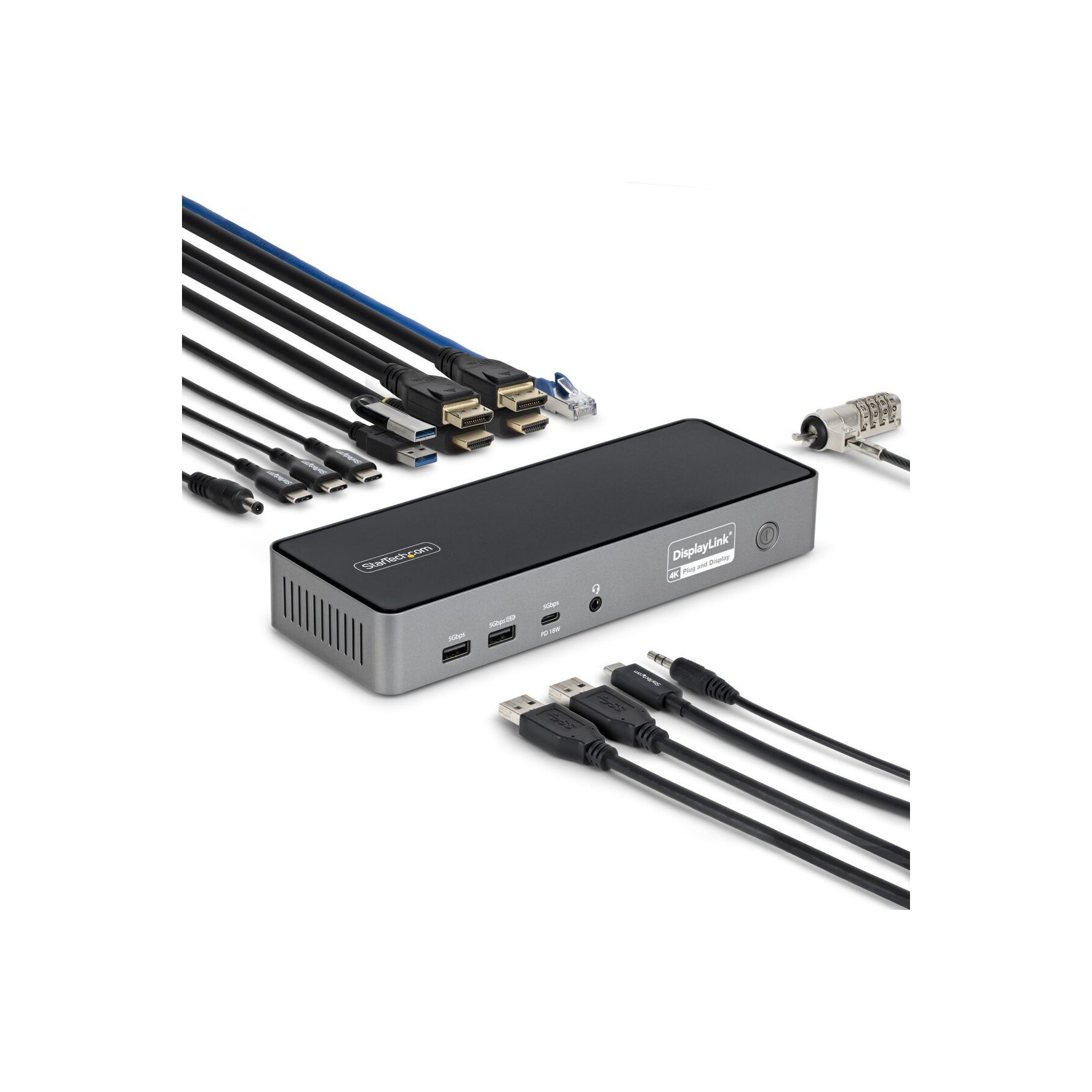 Hub USB C STARTECH DK30C2DPEPRUE