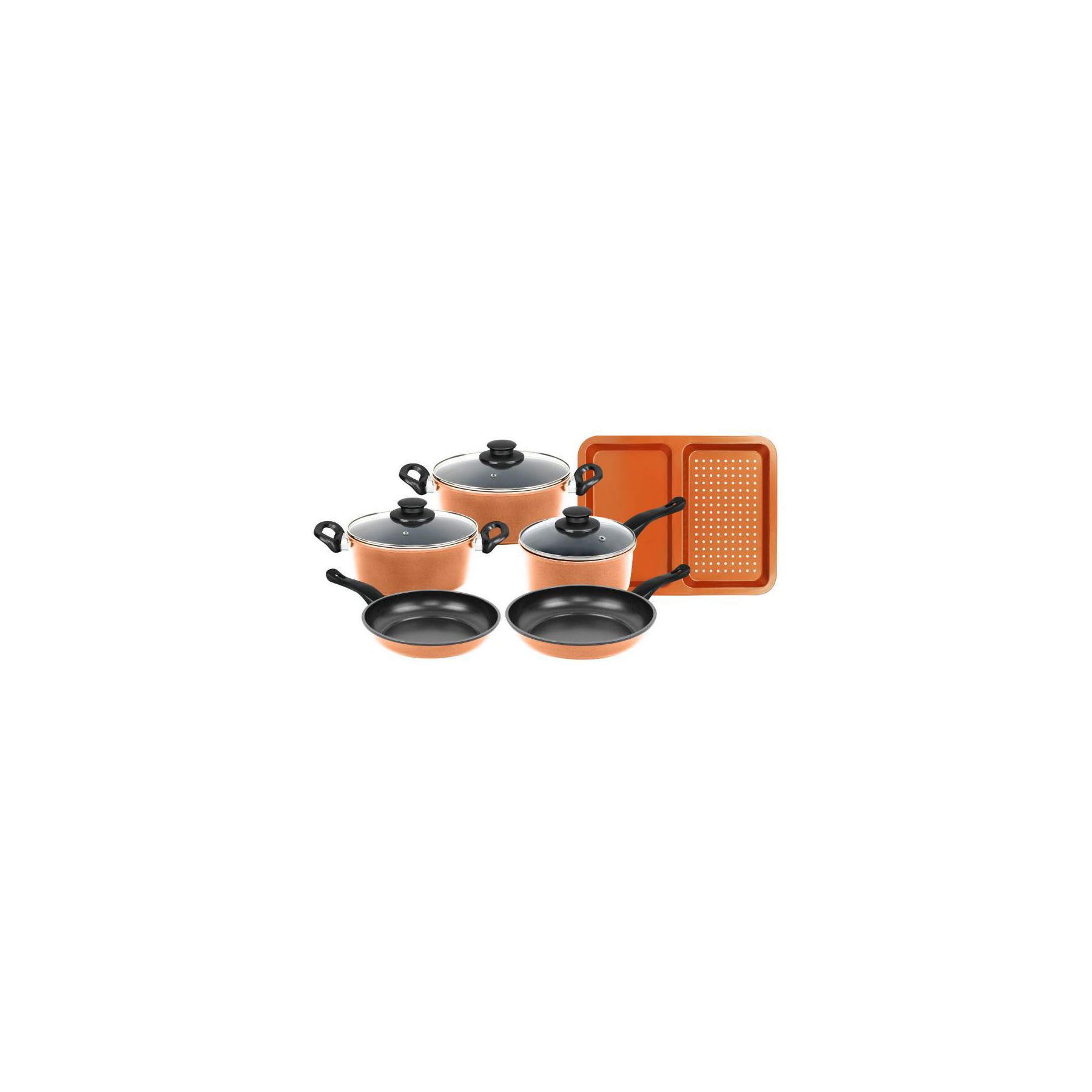 Batterie de cuisine HERZBERG HG04838-COP