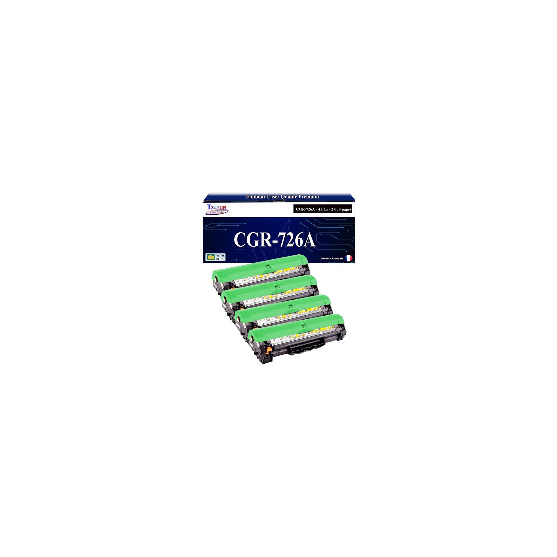 Toner T3AZUR pour Canon LBP-6200D, 6230DW 726 x4
