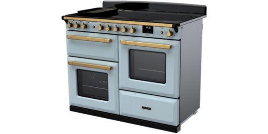 Piano de cuisson induction FALCON ESTEL DELUXE OCTAB IND 110 CM BLEU PASTE