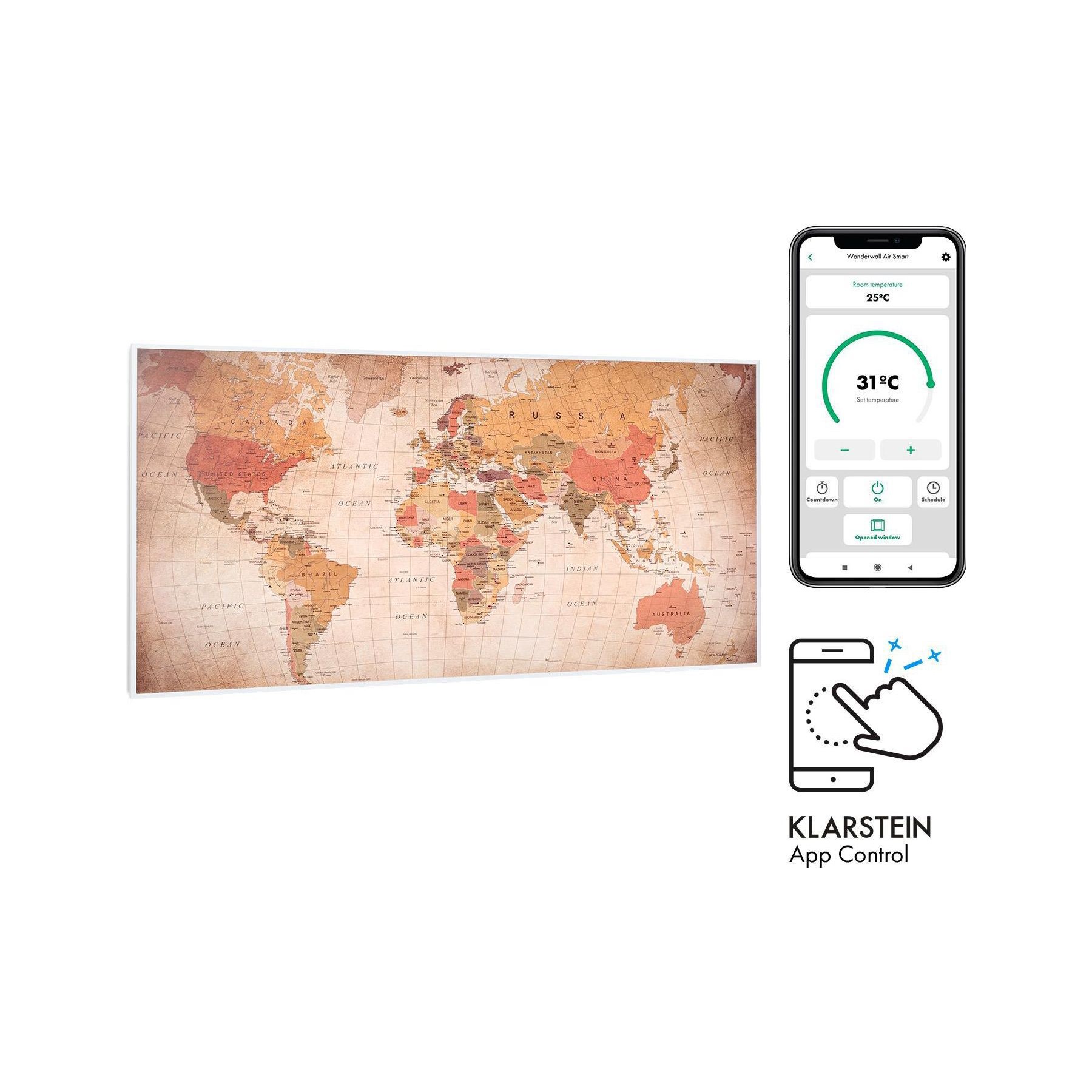 Chauffage infrarouge KLARSTEIN Wonderwall Air Art Smart