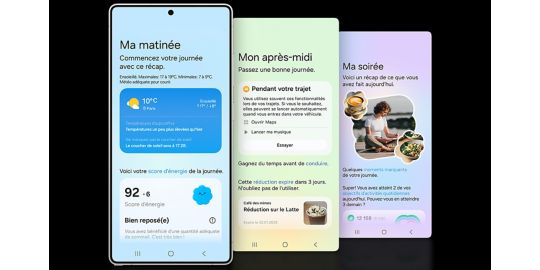 Samsung Galaxy S25 Ultra Now Brief Now Bar
