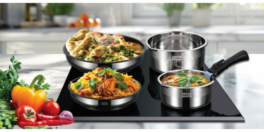 Batterie de cuisine ARTHUR MARTIN 15 pièces AM1526CR