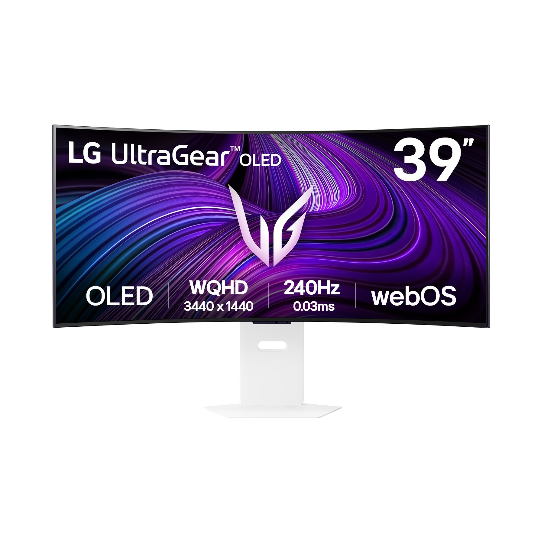 Ecran PC Gamer LG 39GX90SA UltraGear 39" Incurvé 800R WQHD 240Hz OLED HDR True Black 400 HDMI 2.1 FreeSync & G-Sync