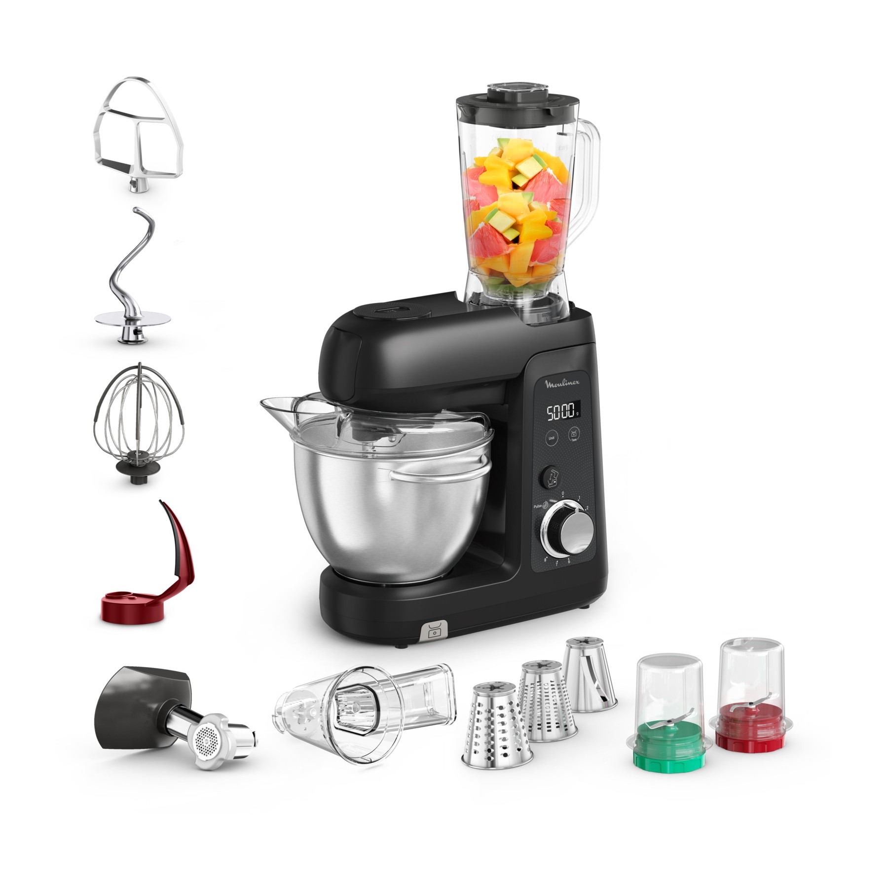Robot pâtissier MOULINEX BAKE PARTNER + & ACC QA5458F1