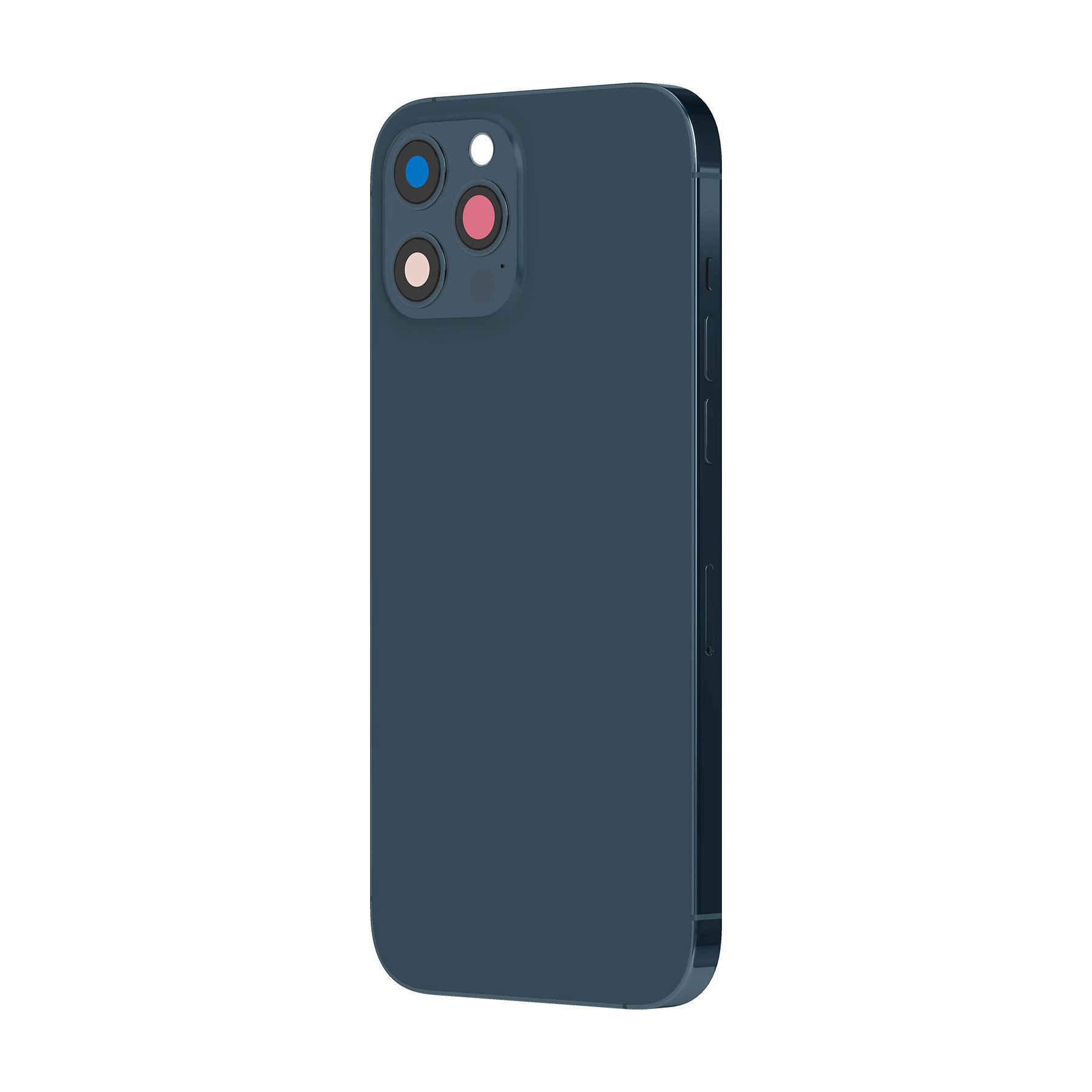 Pièce détachée AVIZAR + Vitre arrière iPhone 12 Pro Bleu
