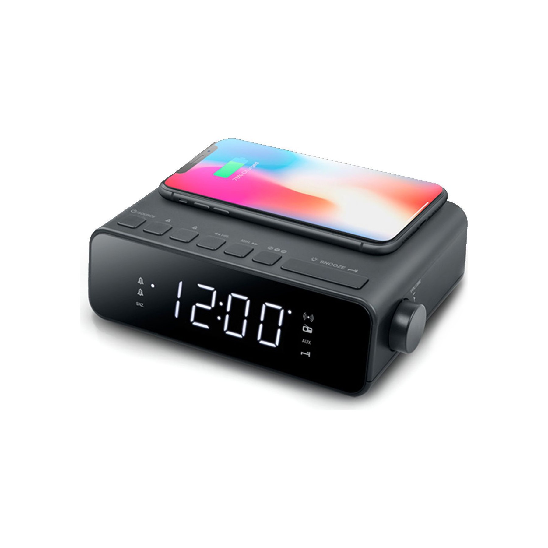Radio réveil MUSE Radio Réveil Muse M-175 WI avec double a