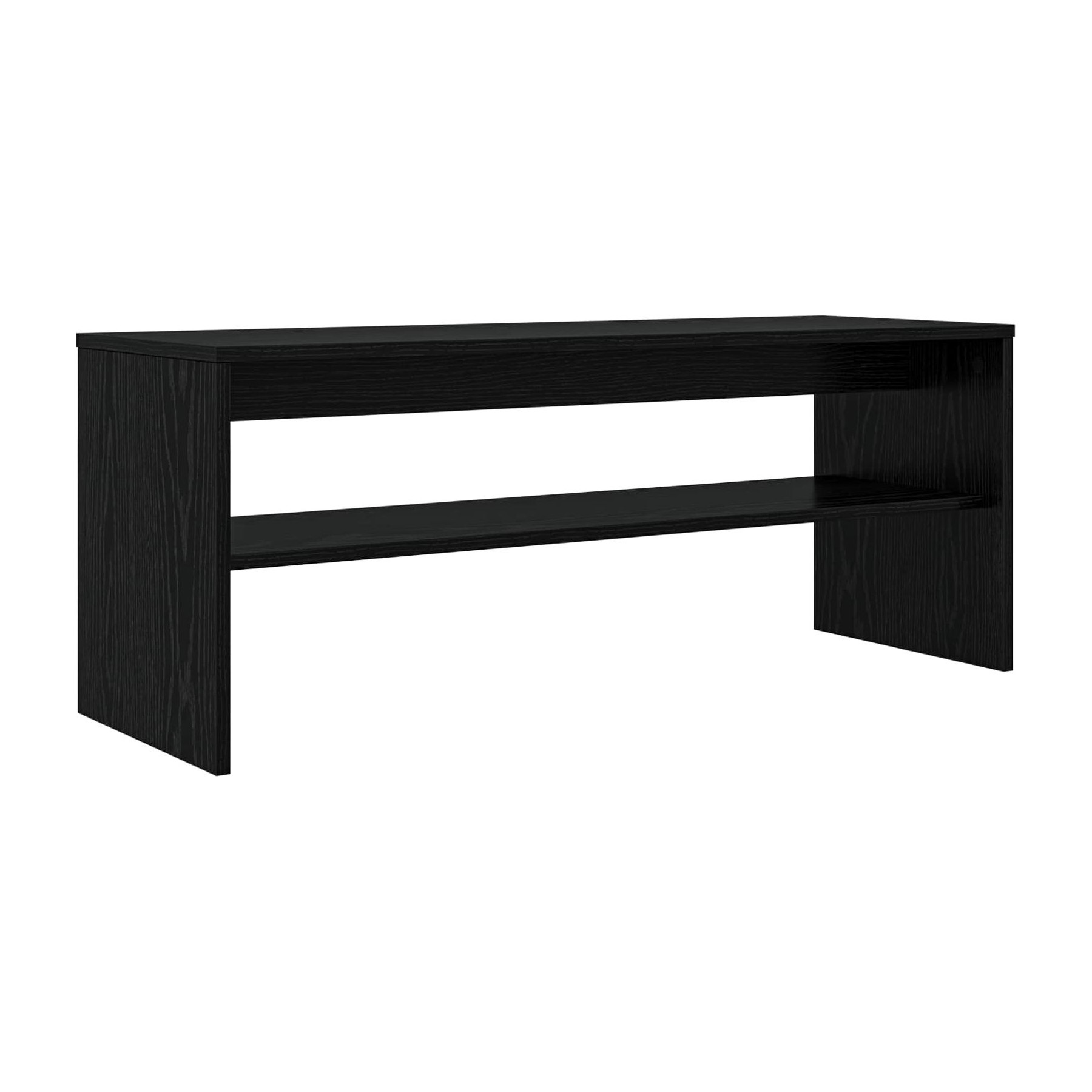 Meuble TV HELLOSHOP26 Meuble TV moderne rectangulaire 100 x 35