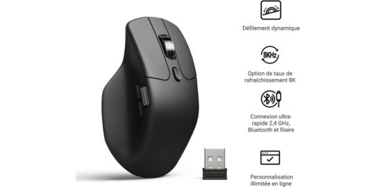 Souris Gamer Sans Fil KEYCHRON M6 8K Ultra Silent Wireless