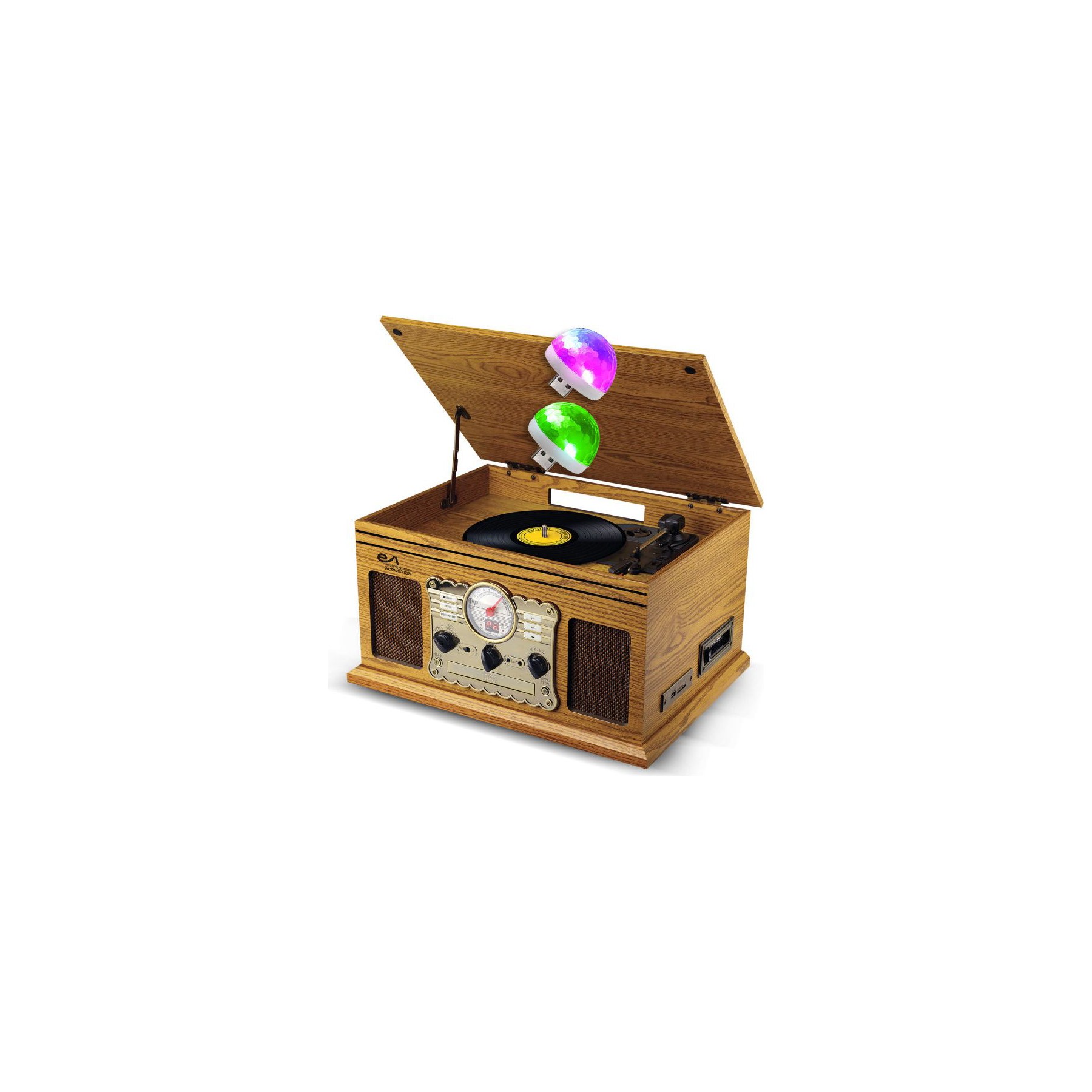 Platine vinyle EVIDENCE ACOUSTICS Chaîne Hifi Tourne-Disque EA-PL300-WOOD