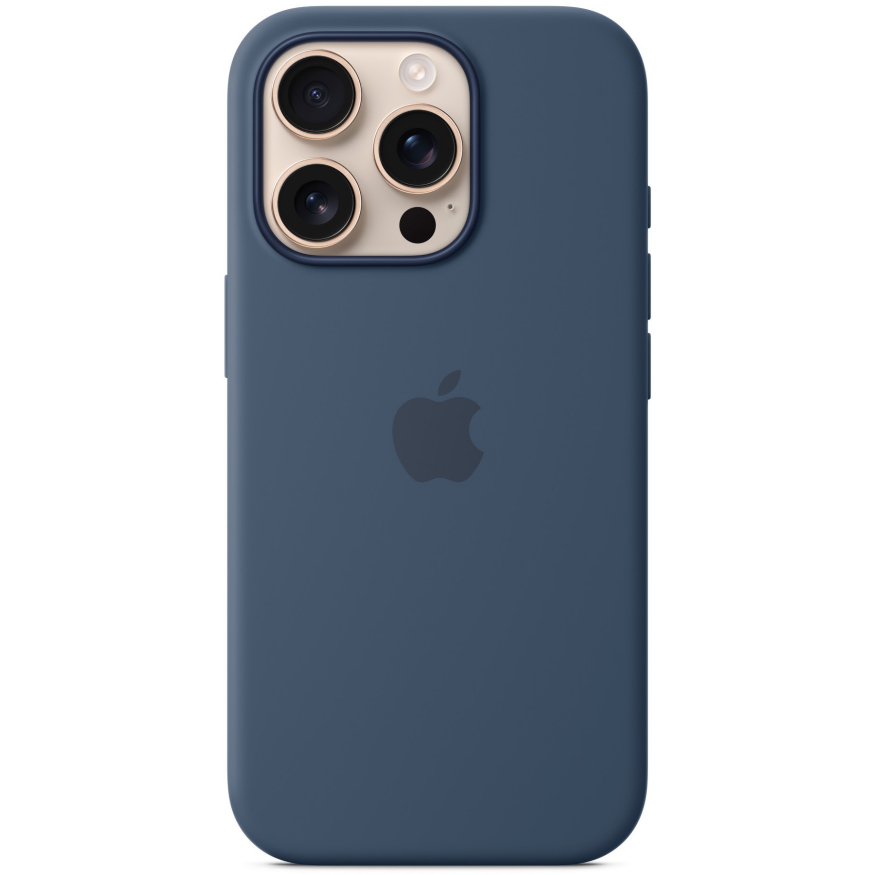 Coque APPLE iPhone 16 Pro MagSafe denim silicone Reconditionné
