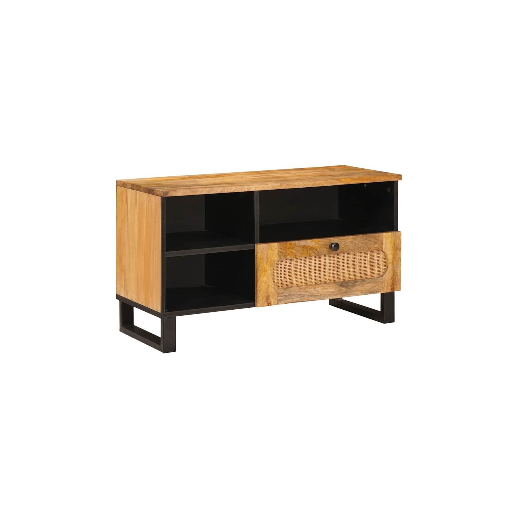 Meuble TV HELLOSHOP26 Meuble TV moderne rectangulaire 80 x 33