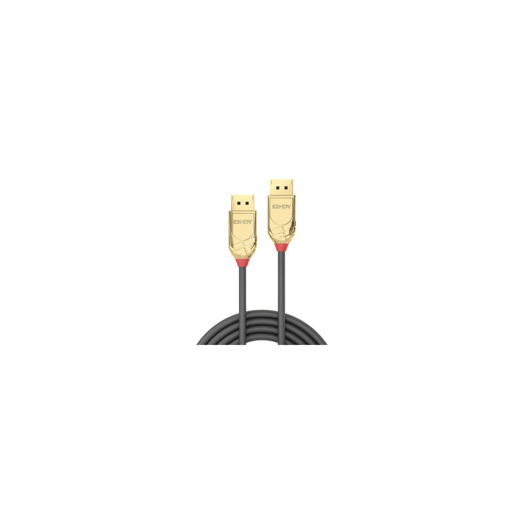 LINDY Câble DisplayPort 1.4 2m GOLD Line