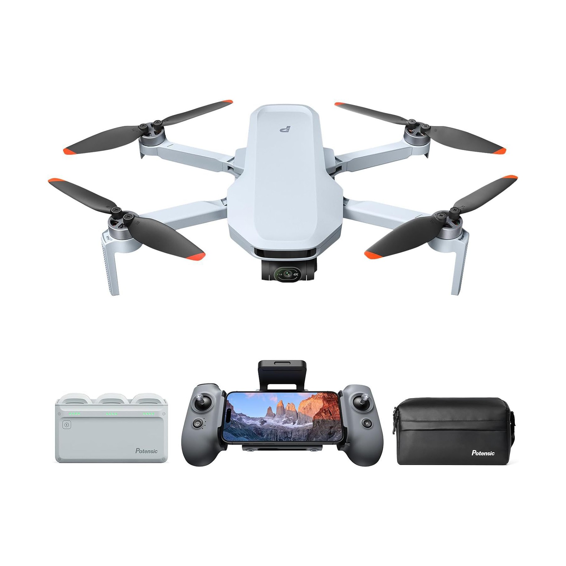 Drone POTENSIC ATOM 2 Fly More Combo
