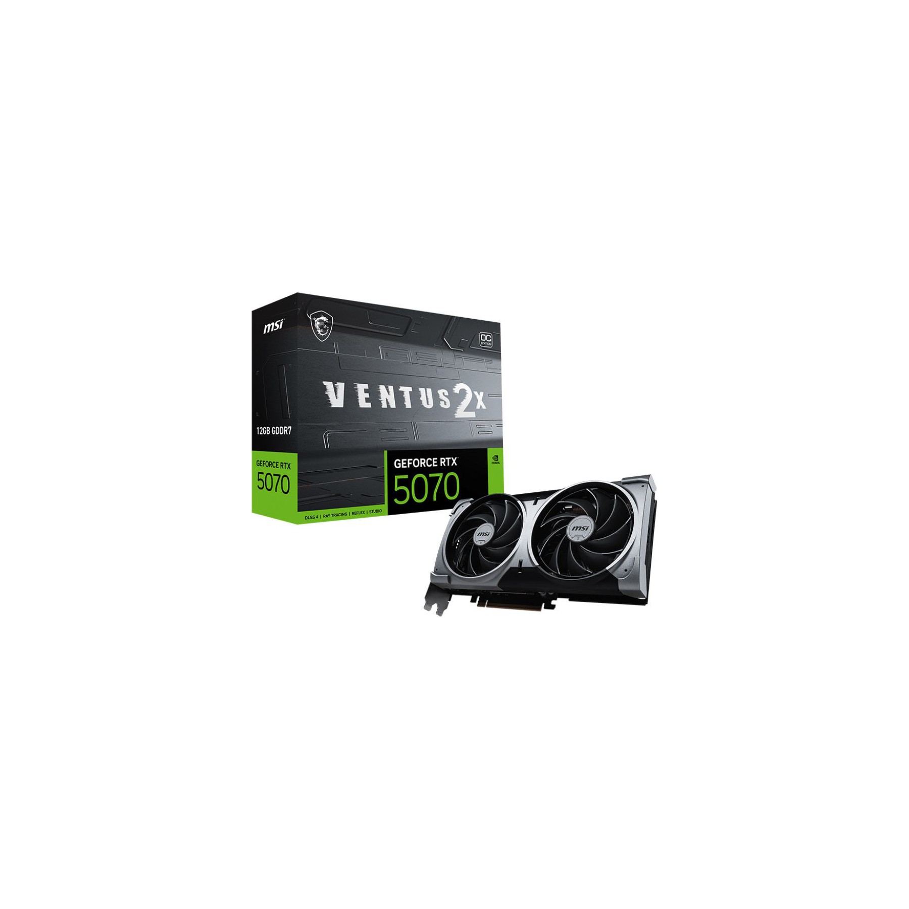 Carte graphique MSI MSI GeForce RTX 5070 12G VENTUS 2X OC