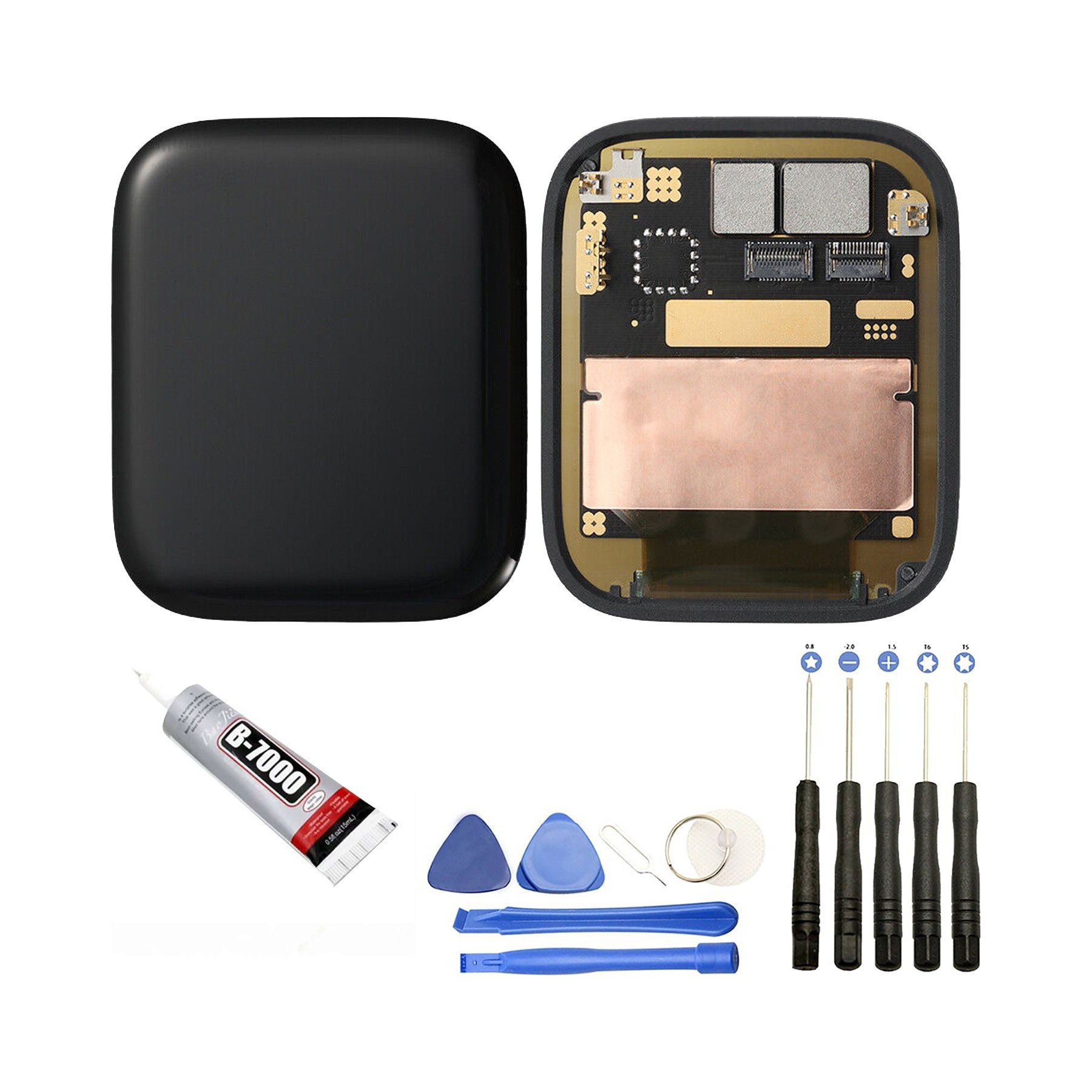 Afficheur VISIODIRECT vitre lcd pour Apple Watch Serie 7 41 mm