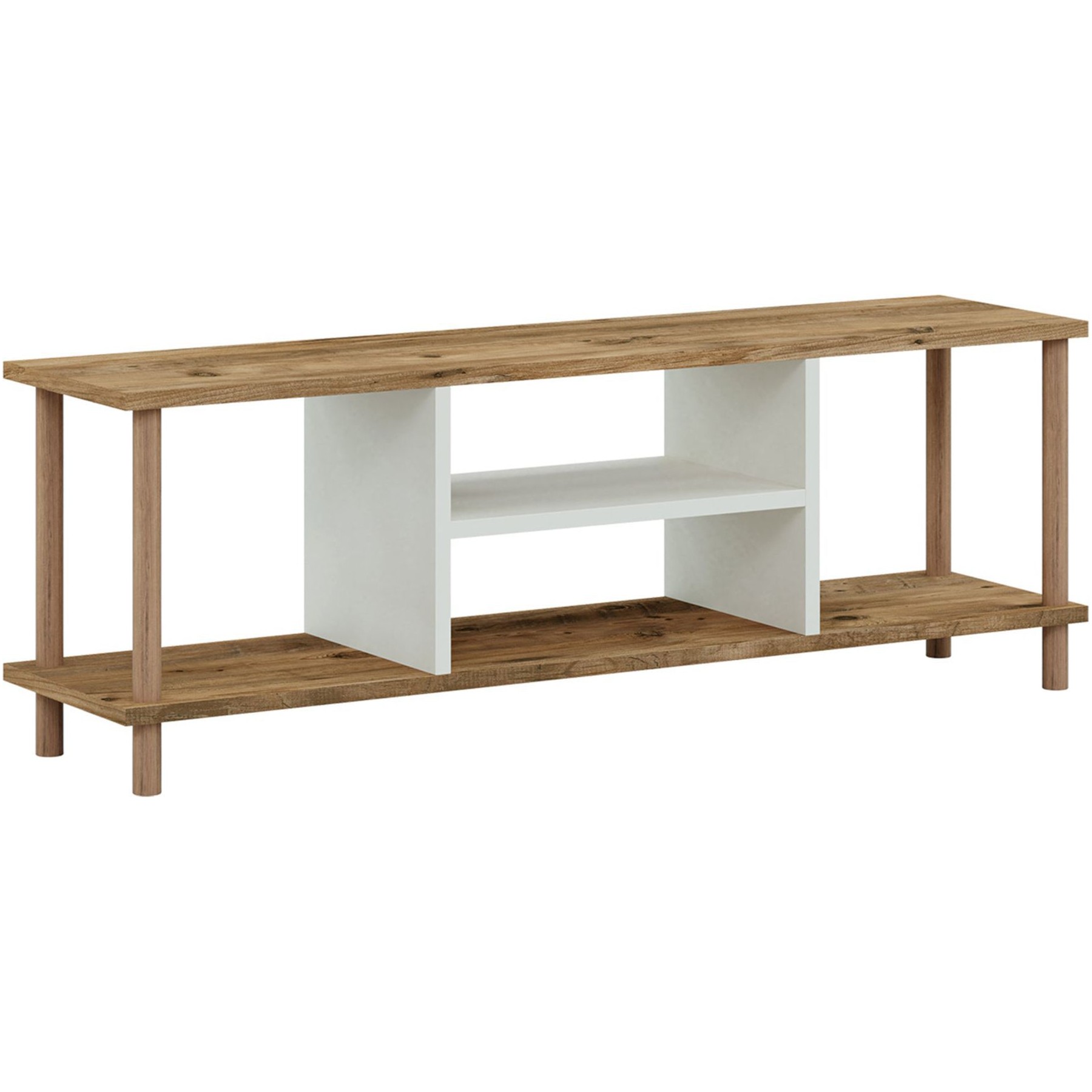 Meuble TV HELLOSHOP26 Meuble TV avec espace de rangement 43 x