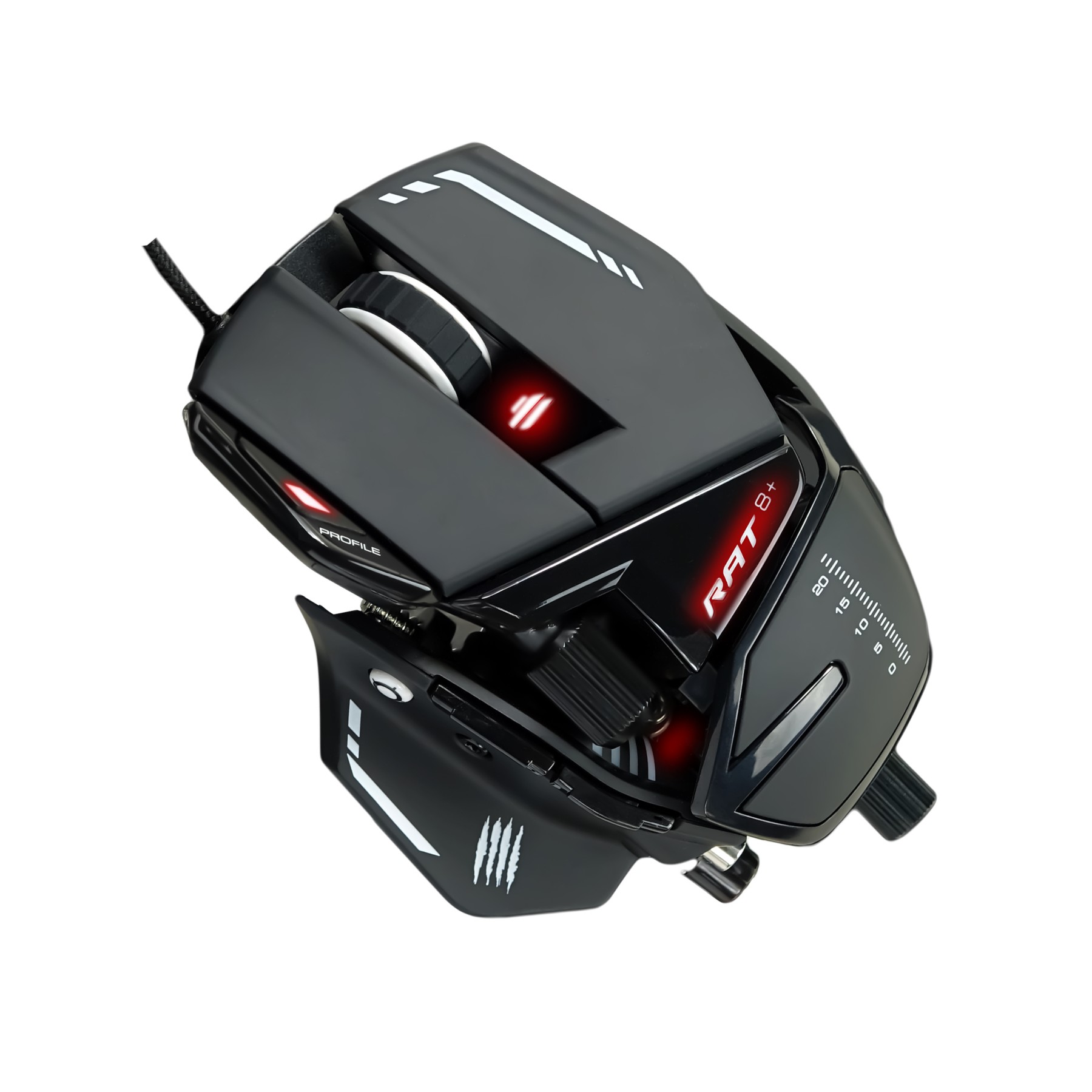 Souris Gamer Filaire MADCATZ RAT 8+ NOIR