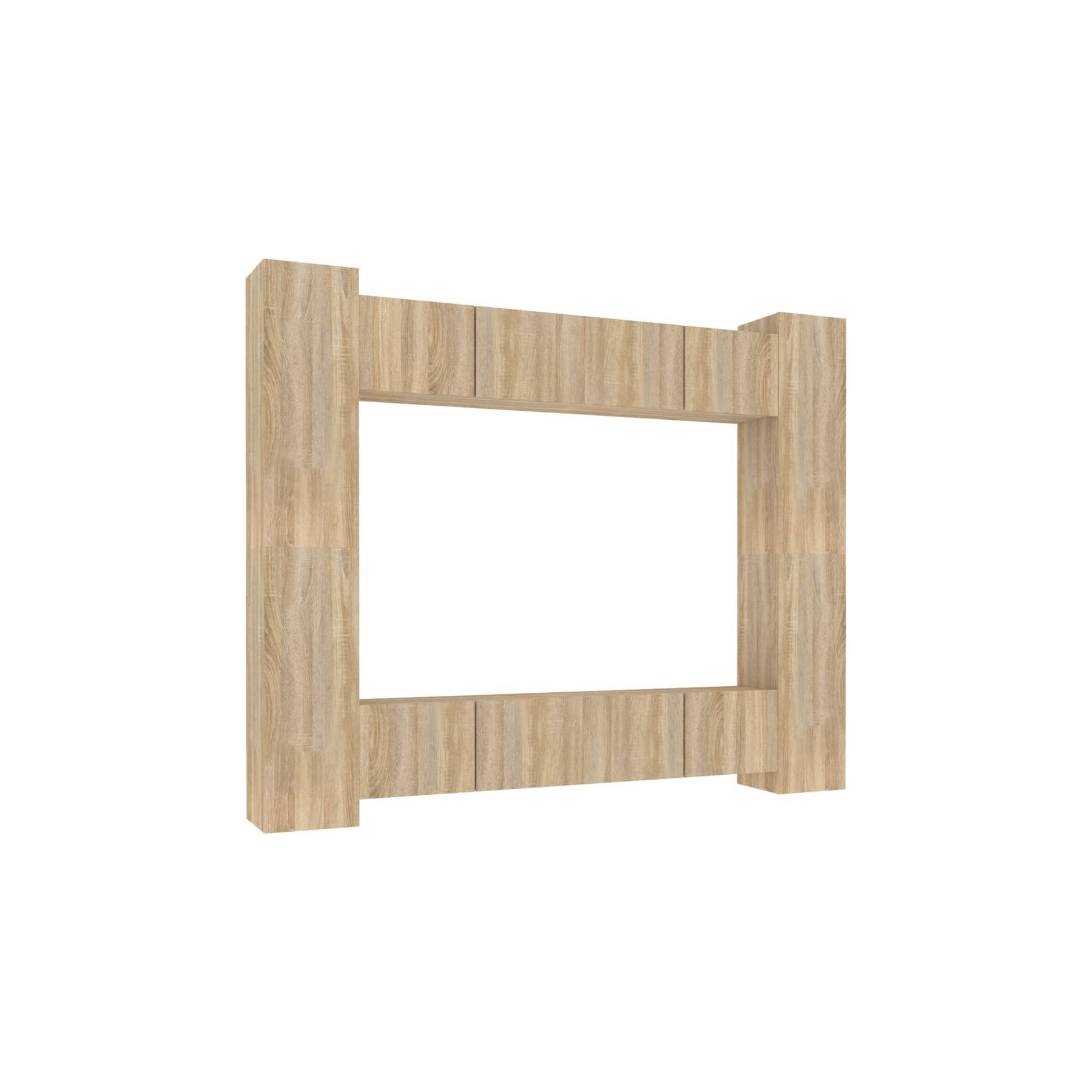 Meuble TV HELLOSHOP26 Ensemble de meubles armoire buffet TV té
