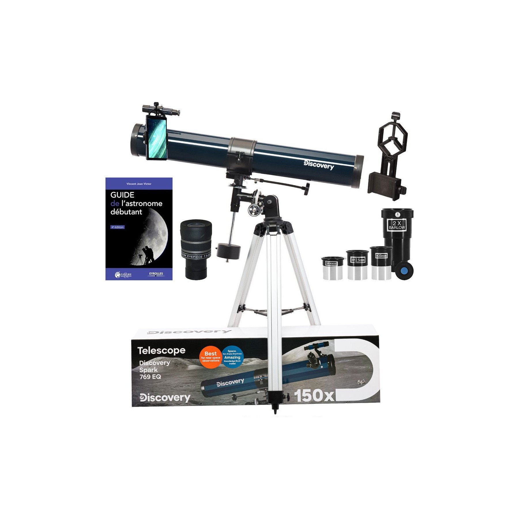 Télescope NEWONE Pack Télescope Astrophotographie DISCOVE
