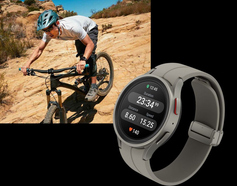Montre connectée SAMSUNG Galaxy Watch5 Pro Noir 45mm 4G Reconditionné