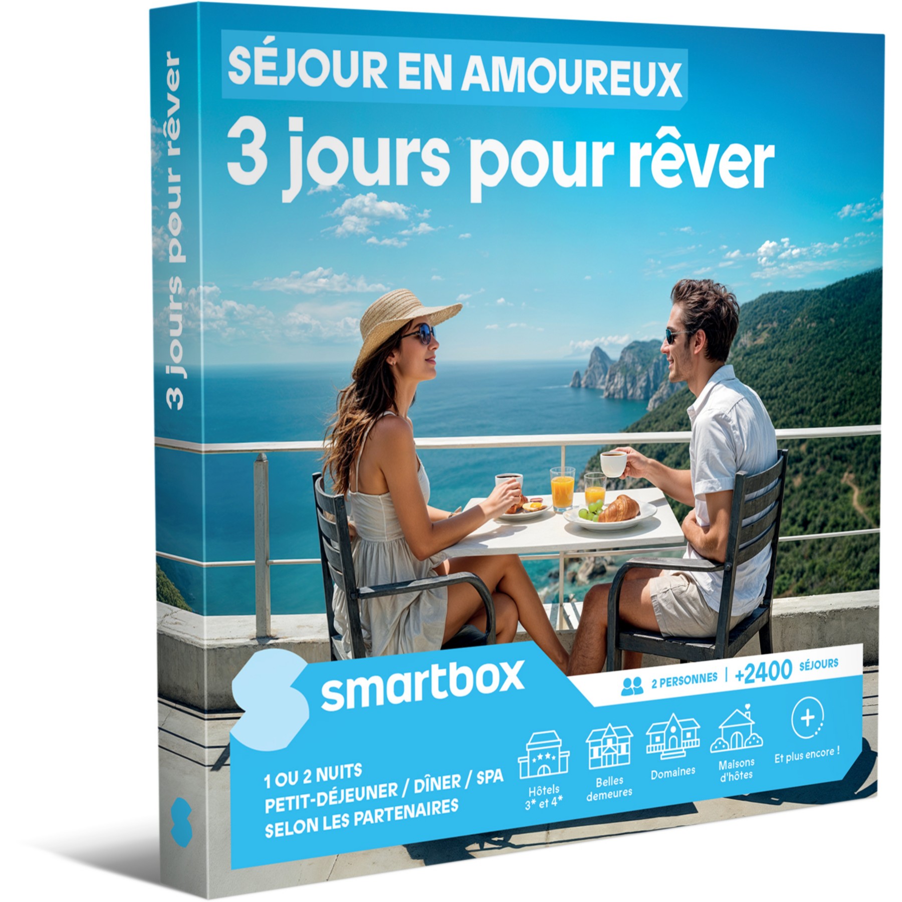 Coffret cadeau SMARTBOX Sejour en amoureux - 3 jours pour rever