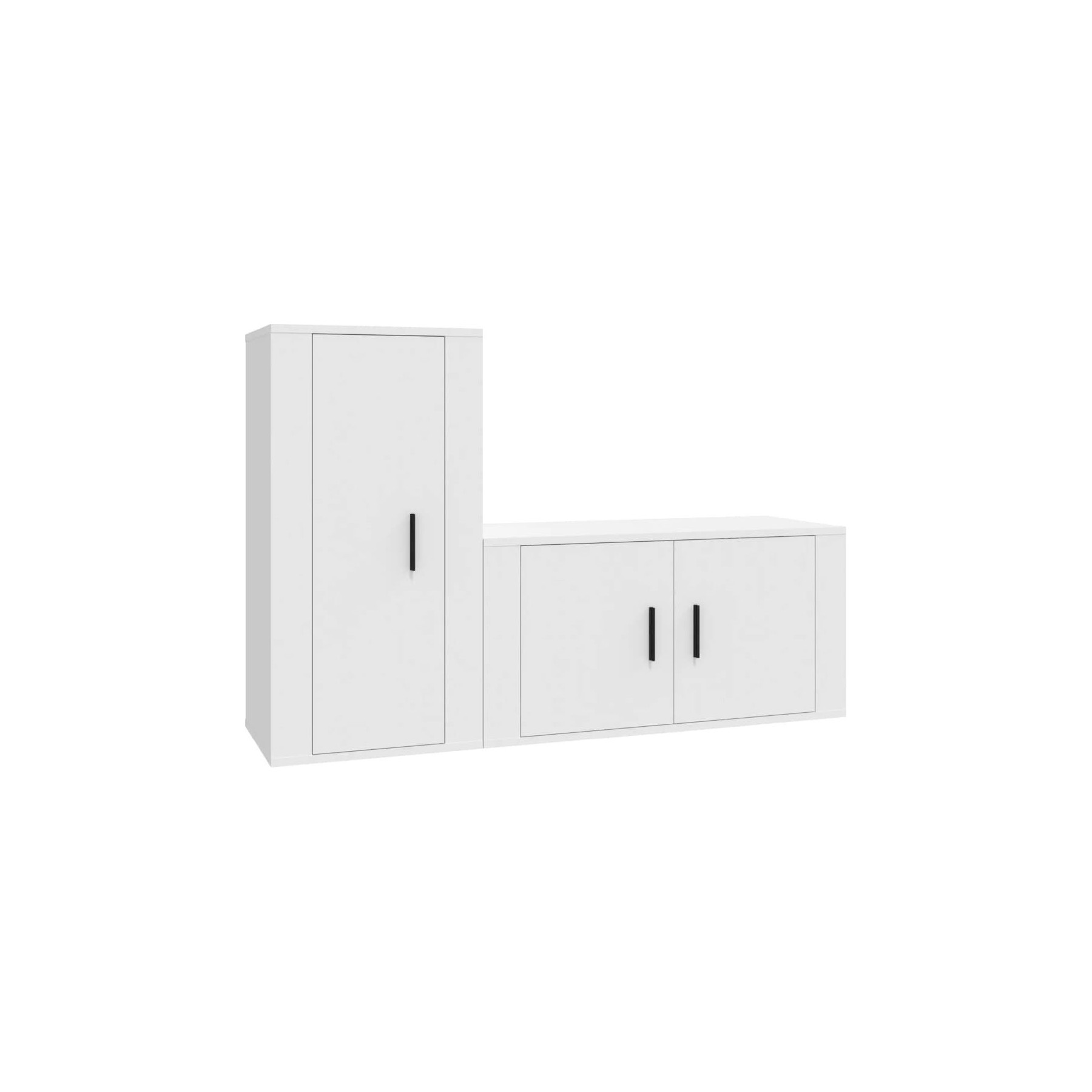 Meuble TV HELLOSHOP26 Ensemble de meubles armoire buffet TV té