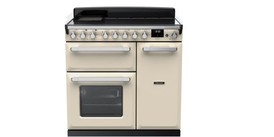 Piano de cuisson induction FALCON ESTEL DELUXE TAB IND 90 CM CREME PASTEL