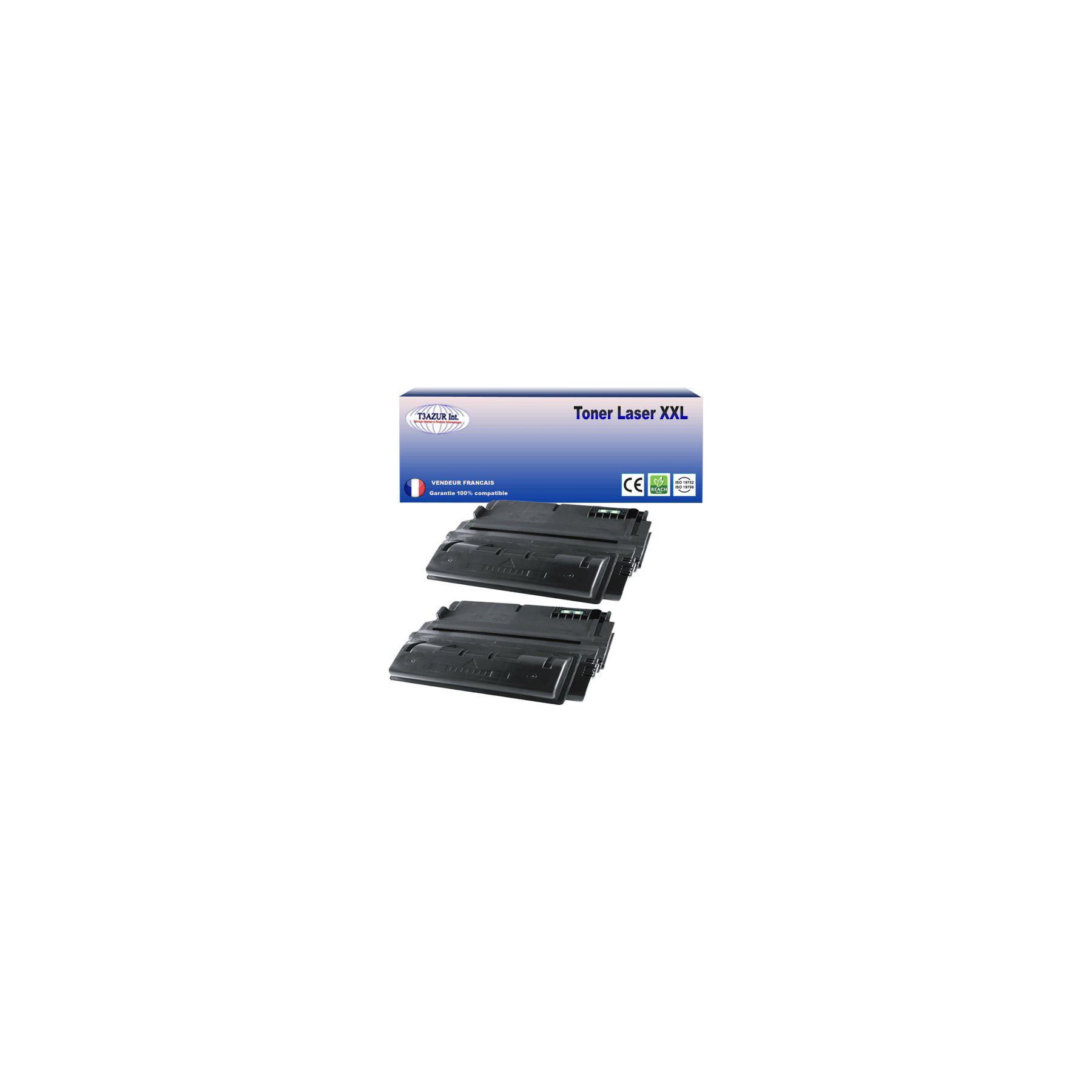 Toner T3AZUR remplace HP Q5945A / 45A Noir