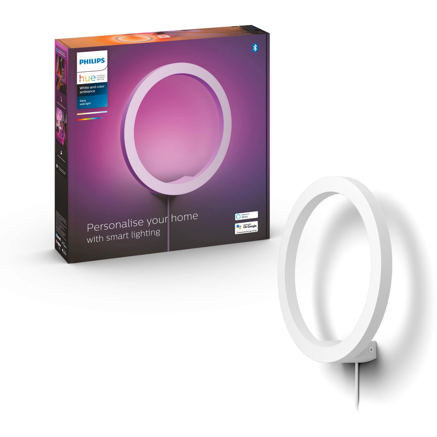 Luminaire PHILIPS W&C SANA 20W Blanc