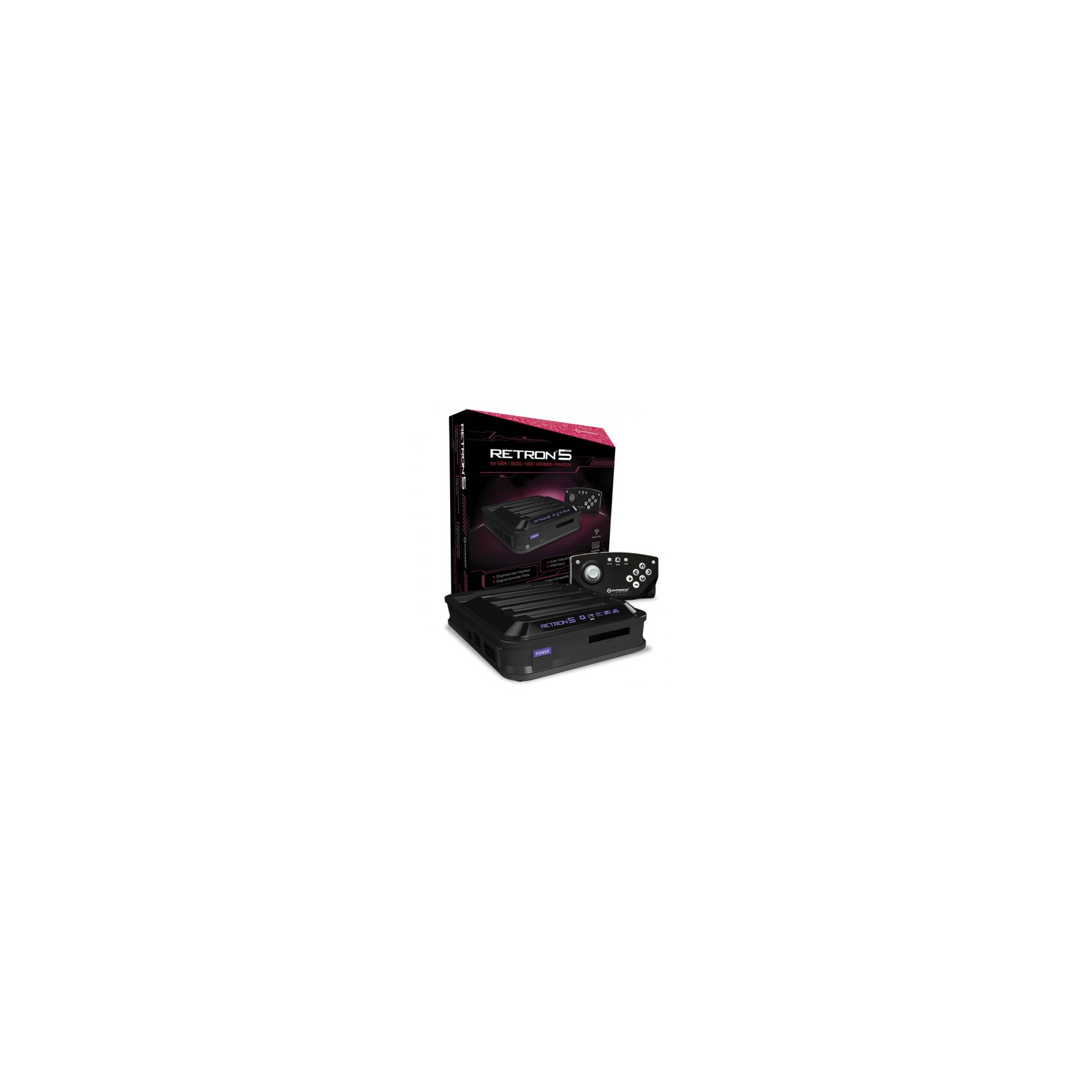 Console rétro HYPERKIN Retron 5 noire
